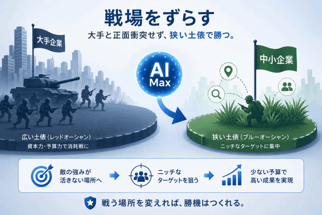 中小企業のためのAI Max「ゲリラ戦術」其の一：戦場をずらす