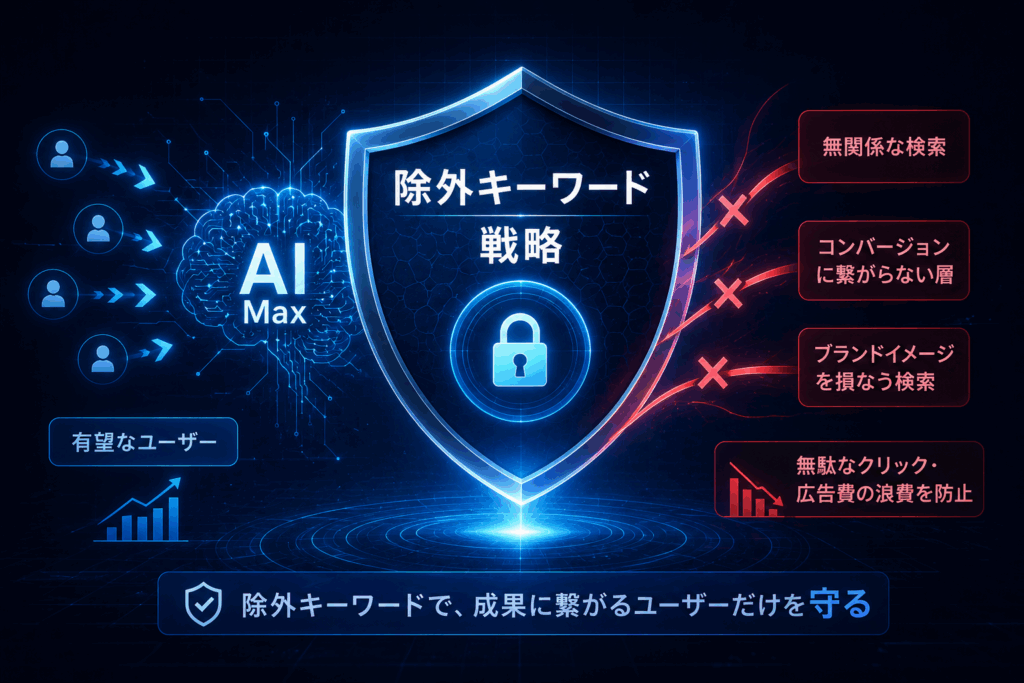 失敗を防ぐための最強の盾「除外キーワード」戦略 