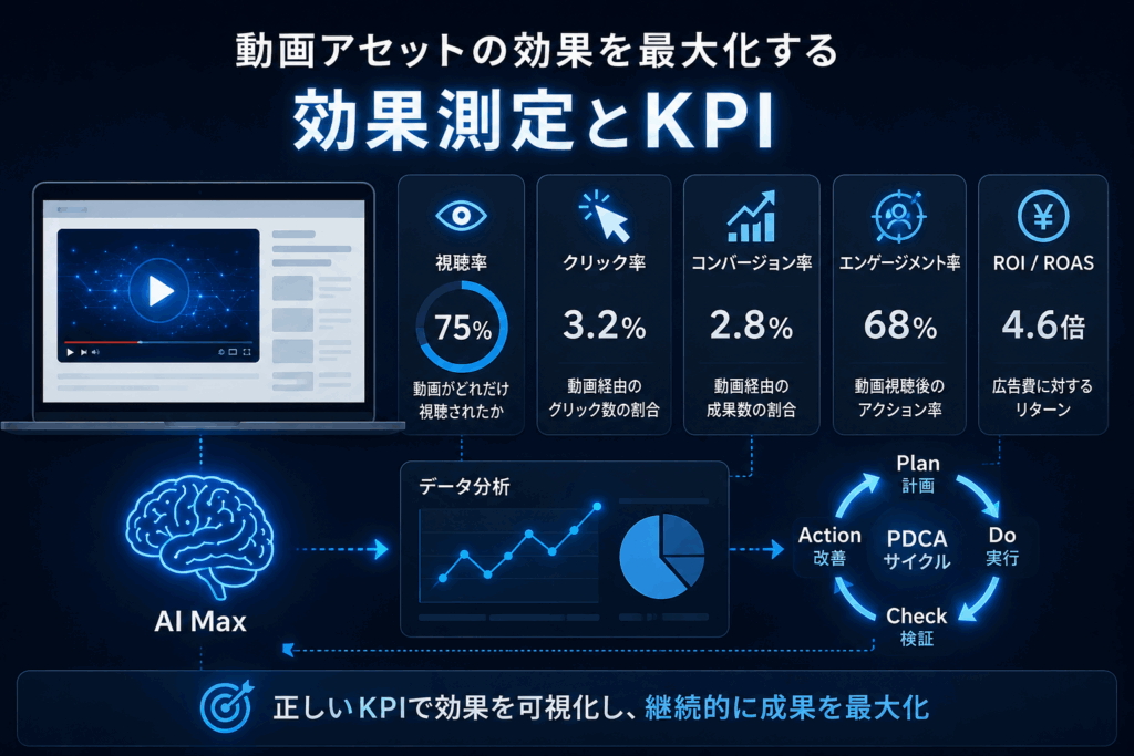 動画アセットの効果を最大化する効果測定とKPI