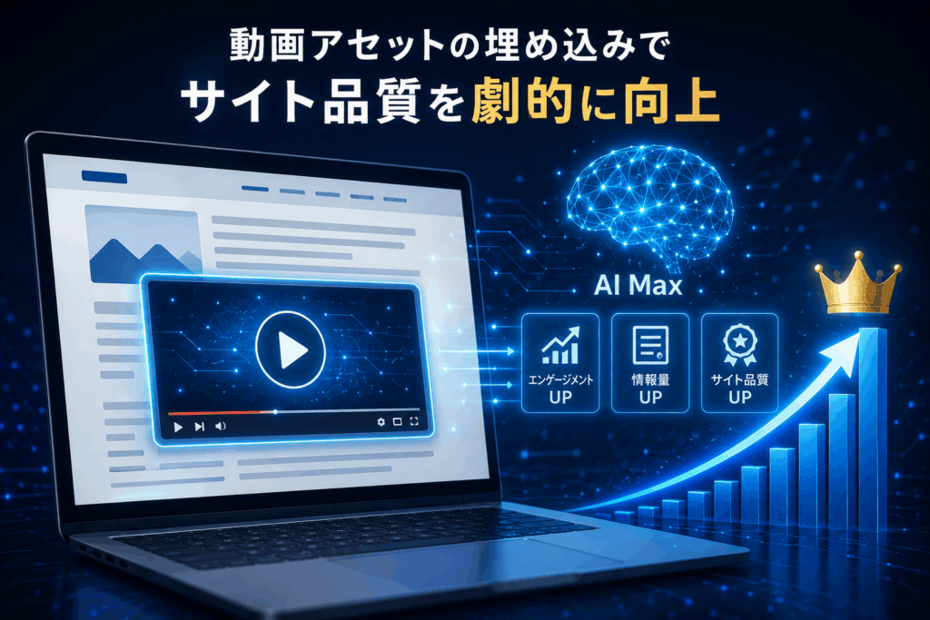 サイト品質を劇的に引き上げる「動画アセット」の埋め込み戦略
