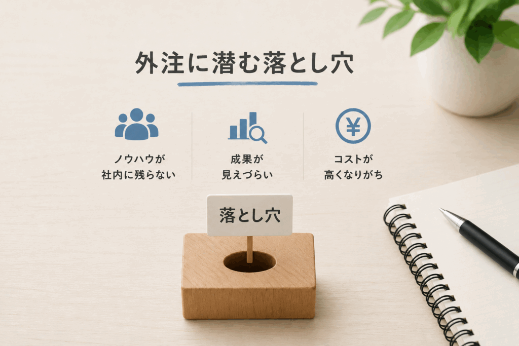 従来のWebマーケティング外注に潜む落とし穴
